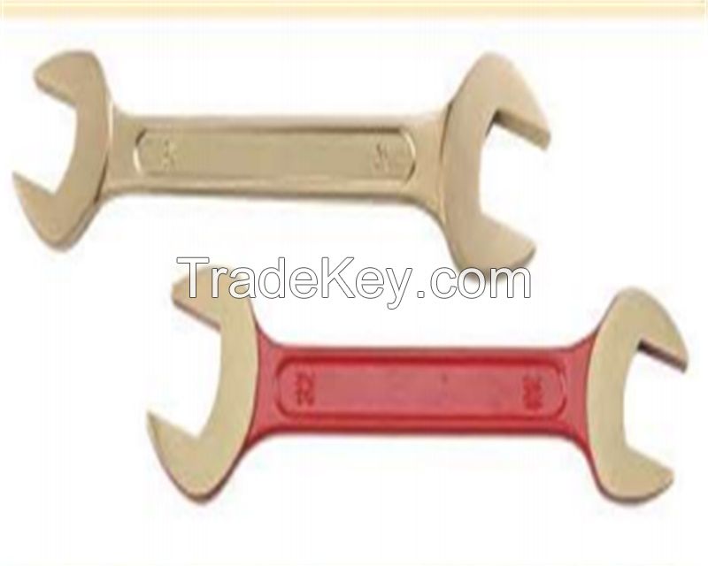 Non-sparking double open end wrench