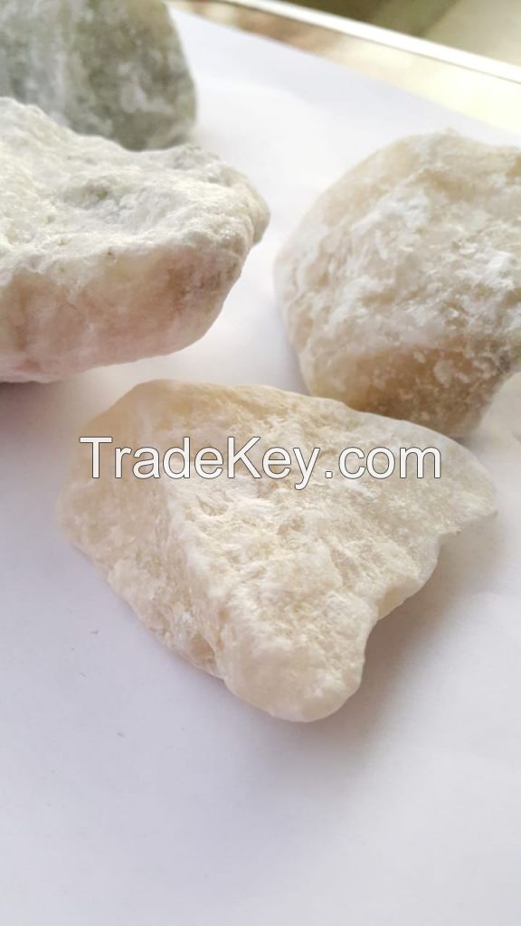 Raw gypsum