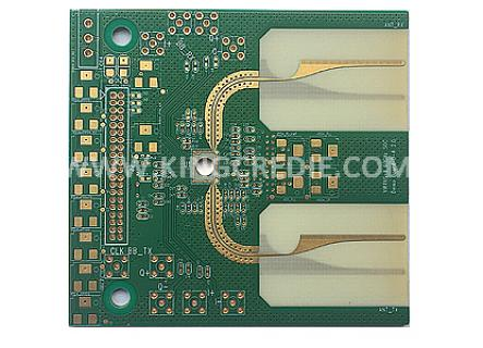 RO4003 Rogers Fr4 Mix Laminate Multilayer PCB with Step design