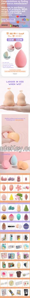 Powder puff and beauty blender strength source factory