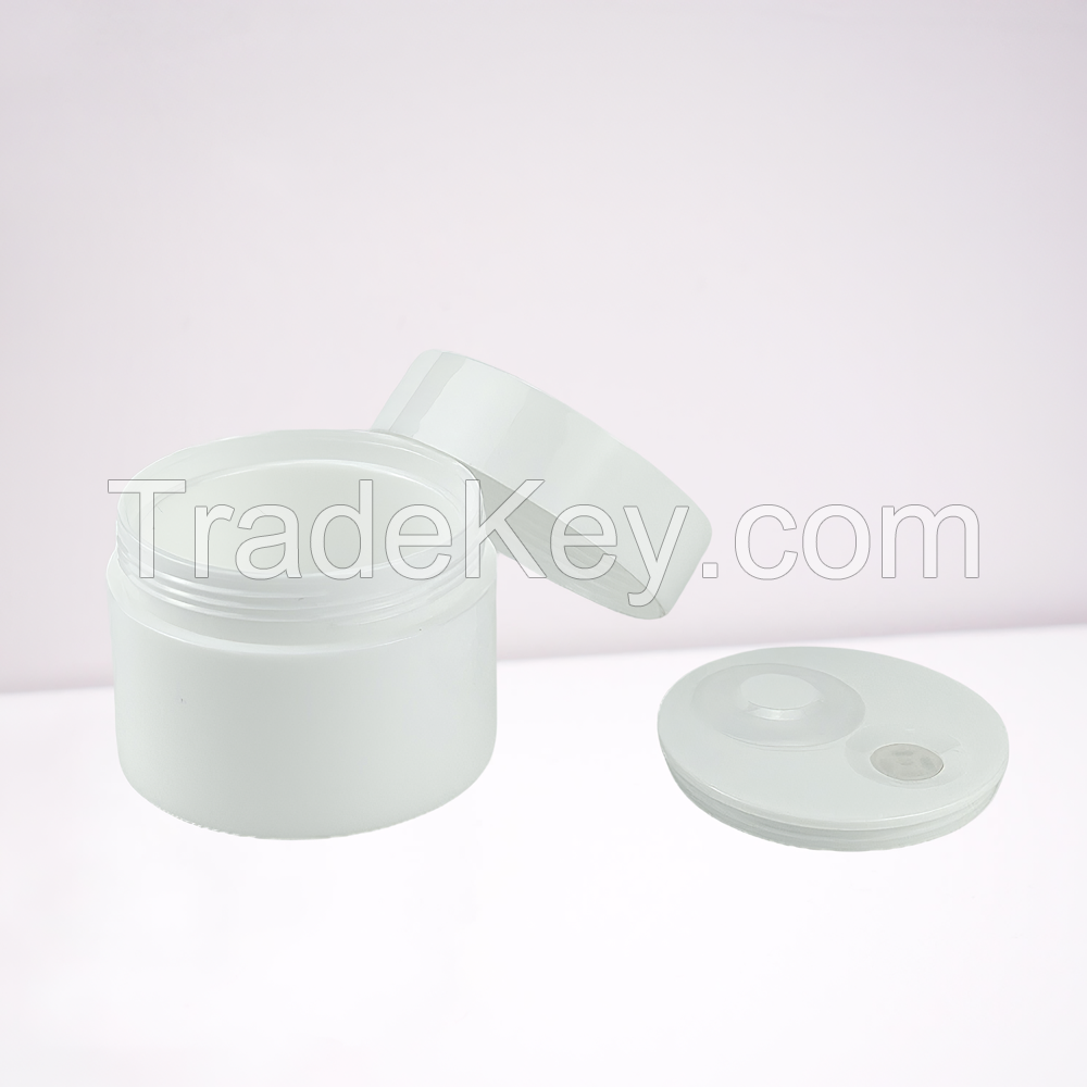 PP PCR Airless Pump Jar 30g 50g Recyclable Material Airless Container For Cream and Foundation Sustainable Packaging