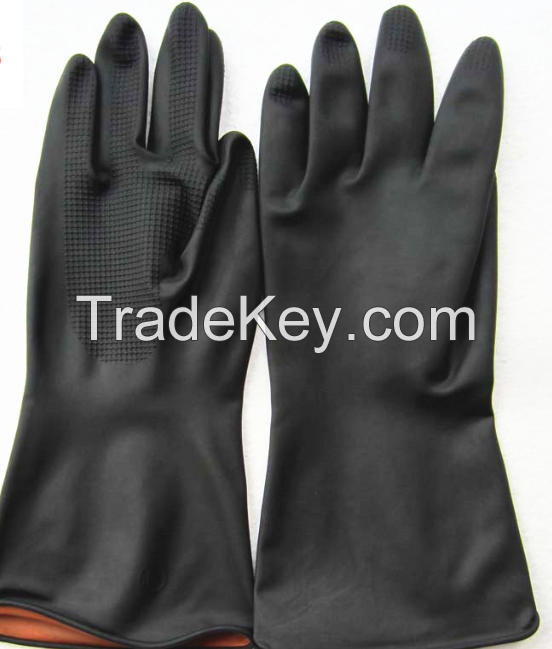 30cm 35cm 45cm 55cm 80cm Long Cuff Elbow Length Industrial Chemical-resistant protection Gloves Guantes De Latex