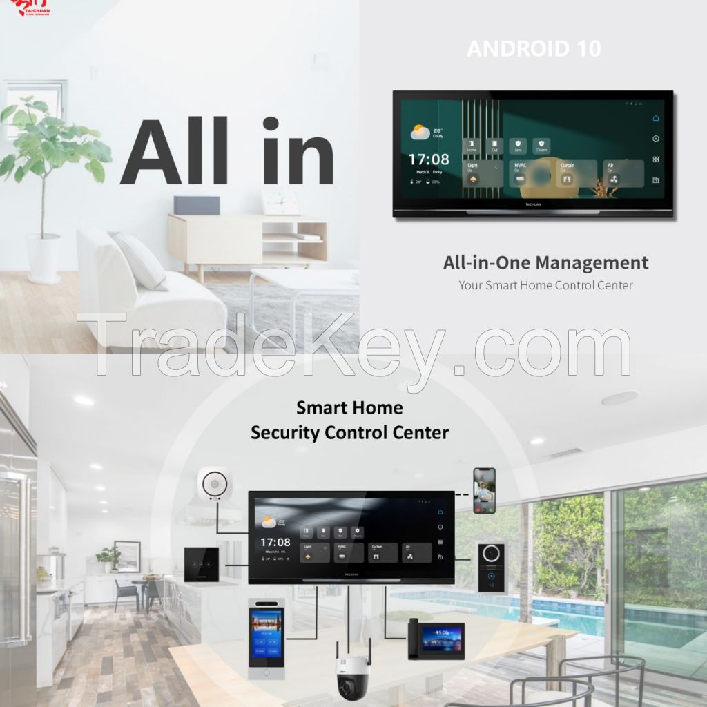 2023 new All in One Smart Home Control 12.3inch IPS Android Video Indoor Tablet IP WiFi Intercom