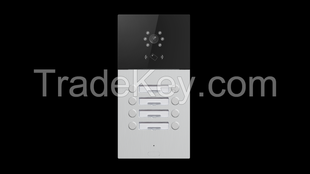 8-12 Units direct connect Home Villa IP HD Video Doorbell 1080P button calling system with IR Night Vision Camera