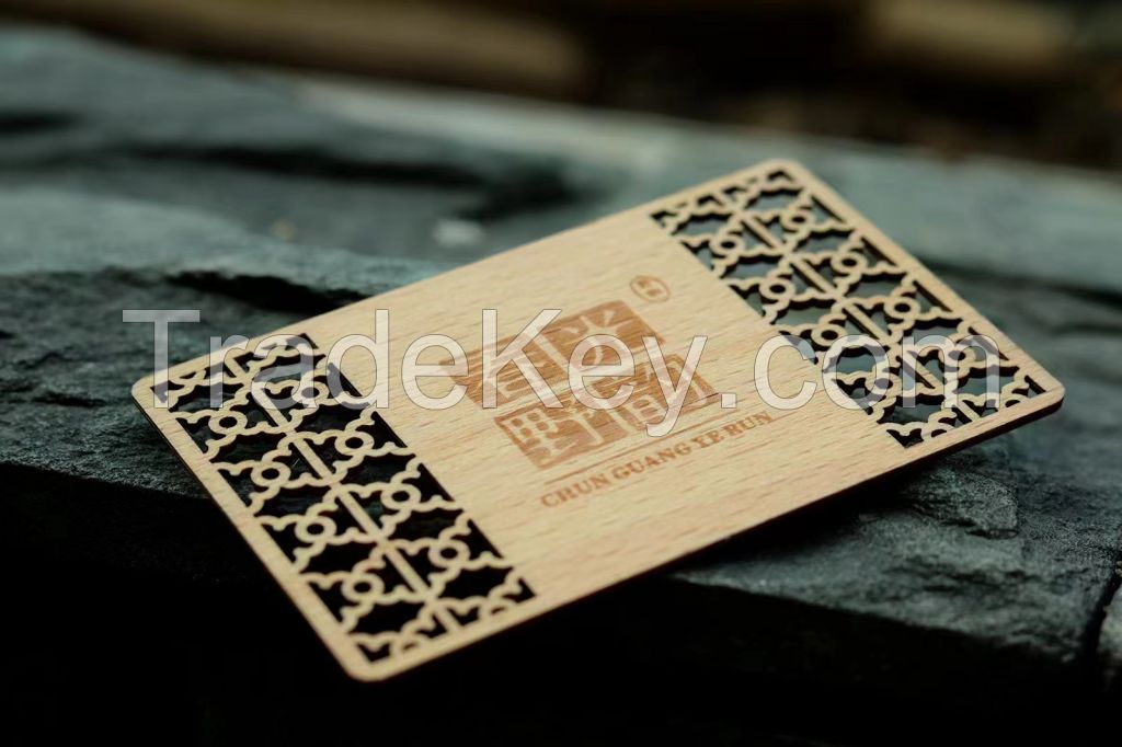 rfid wooden smart cards