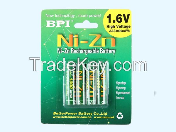 BPI-AAA1000nz Ni-Zn Rechargeable Battery