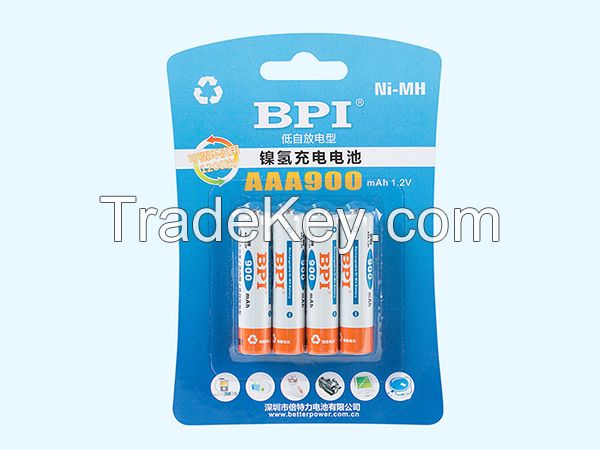 BPI-AAA900lsd low self discharge Ni MH rechargeable battery