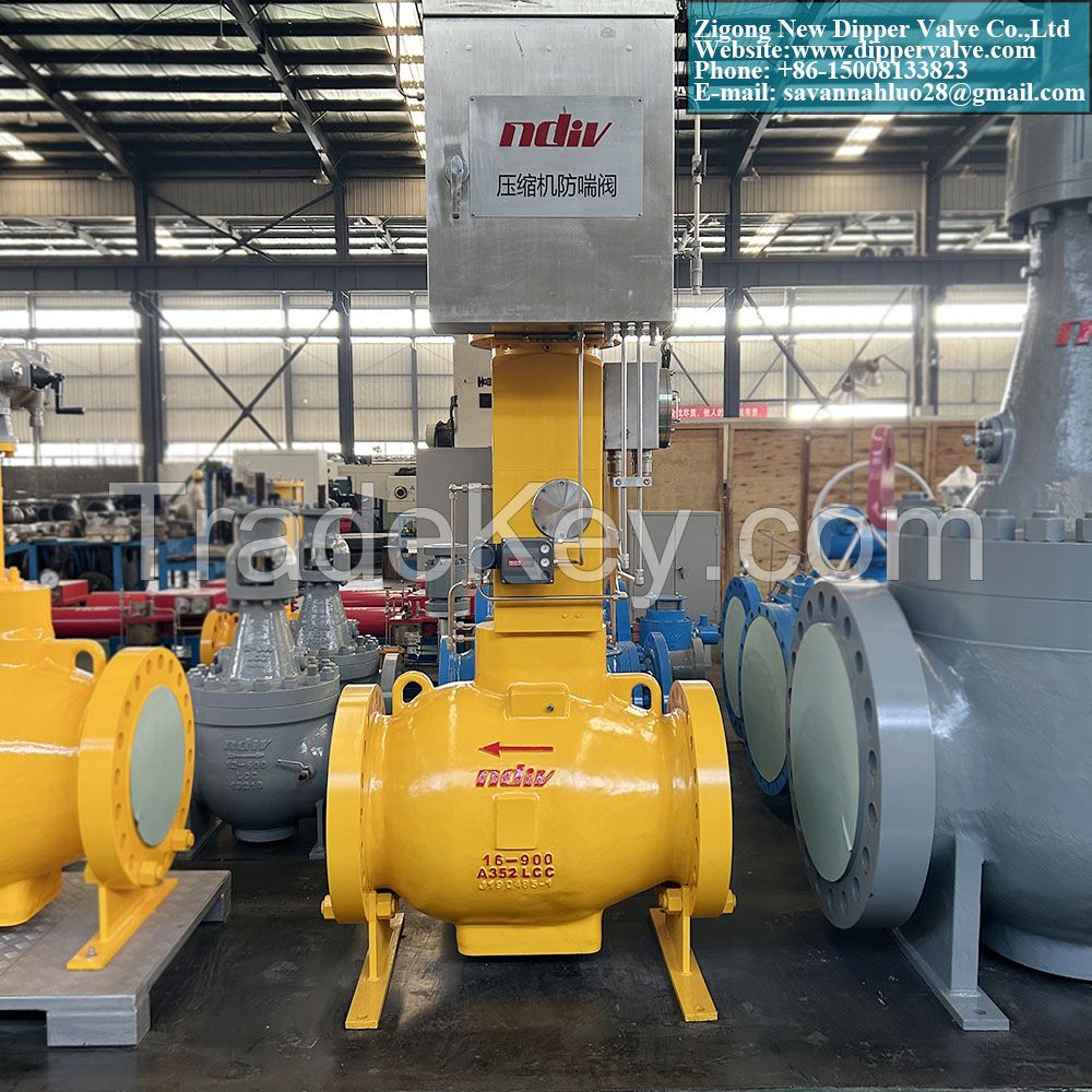 Compressure Anti-surge Control Valve for Pipeline Protection