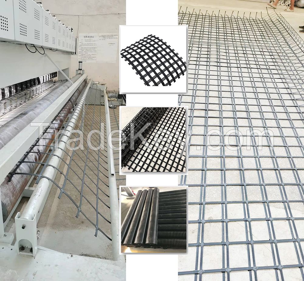 Automatic biaxial Geogrid Welding Machine ultrasonic Steel Plastic Com