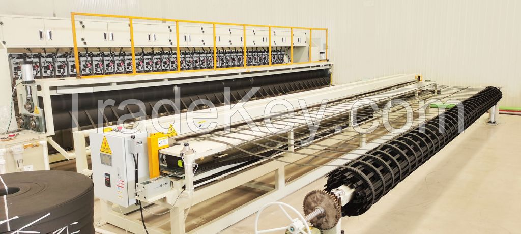 Geogrids friction welding machine production line