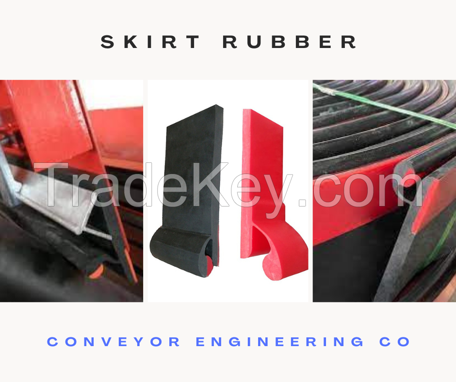 Skirt Rubber For Transfer Chute Of Conveyor