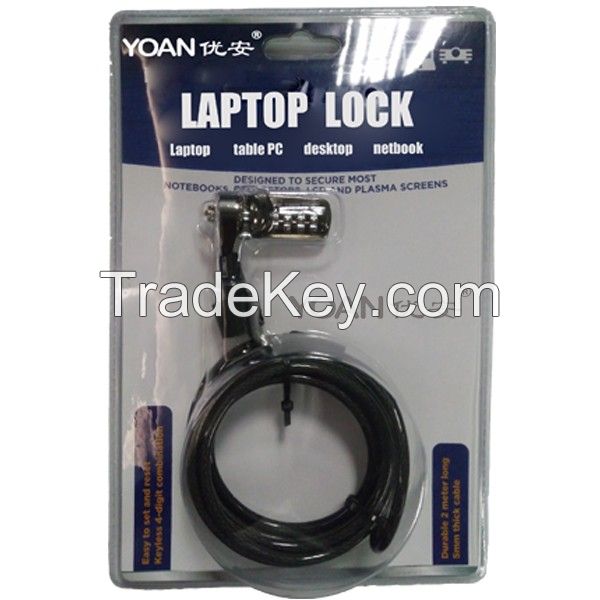 High Security Thickened Anti-theft Password Lock for  Smart Laptop