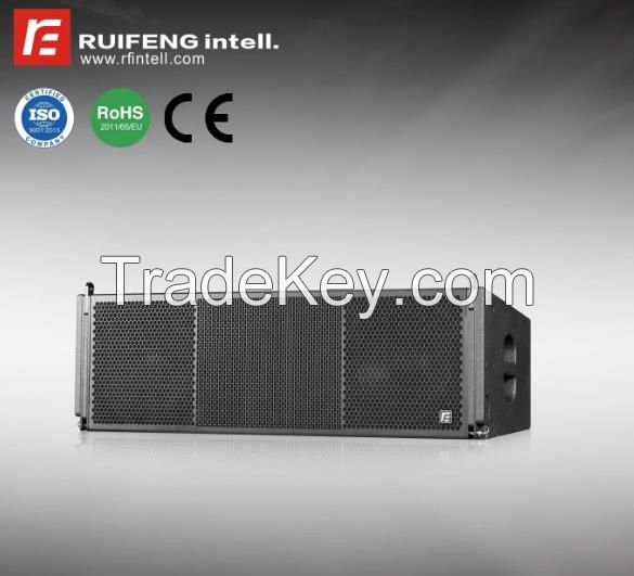 Dual 8 Inch Two-Way Bi-AMP Line Array Speaker-GTS28