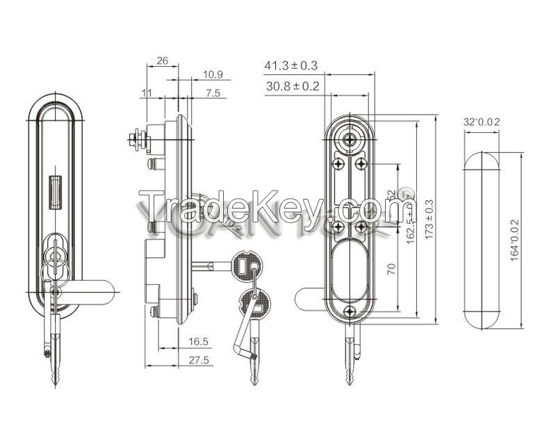 Yoan High Quality Smart Home Security phone WiFi App Remote Unlock Automatic Intelligent key electronic smart lock