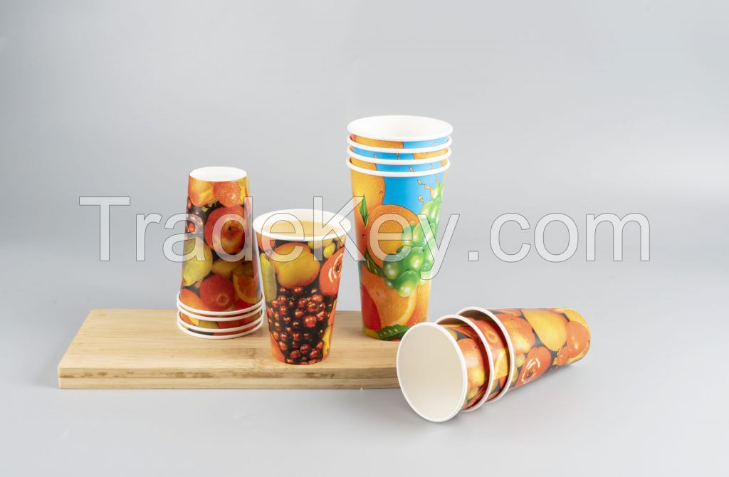 PLA double-coated cold paper cups