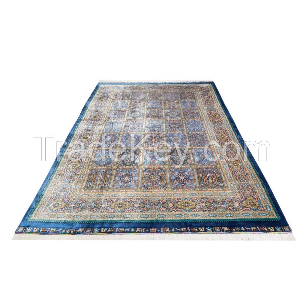 Luxury full silk carpet