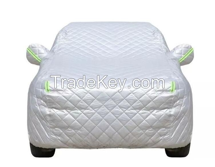 Hail proof car cover with thicken cotton