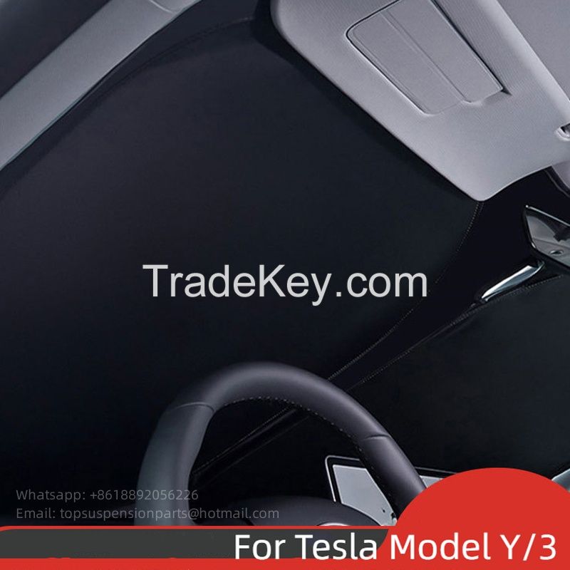 Opaque Protection Privacy Car Sunshades Kit for Tesla