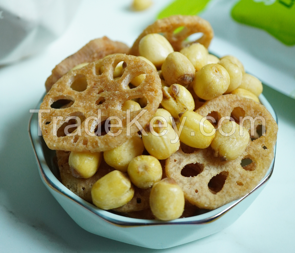 Lotus seeds chips, Potatoe seed chips, tea,  jack fruits, ...