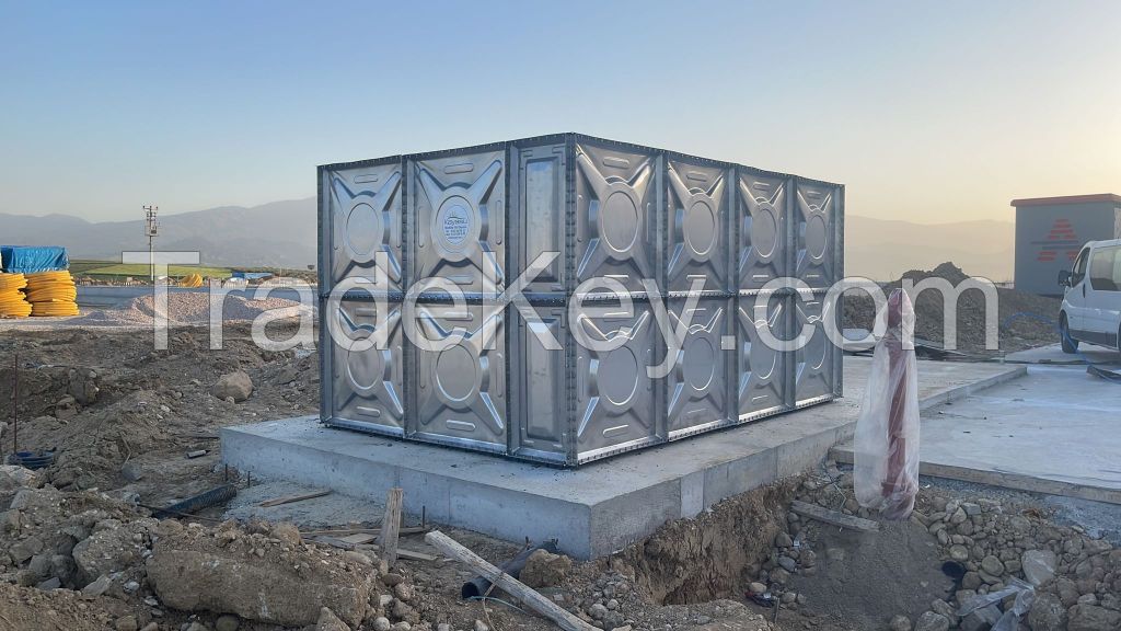 stainless steel modular water tanks