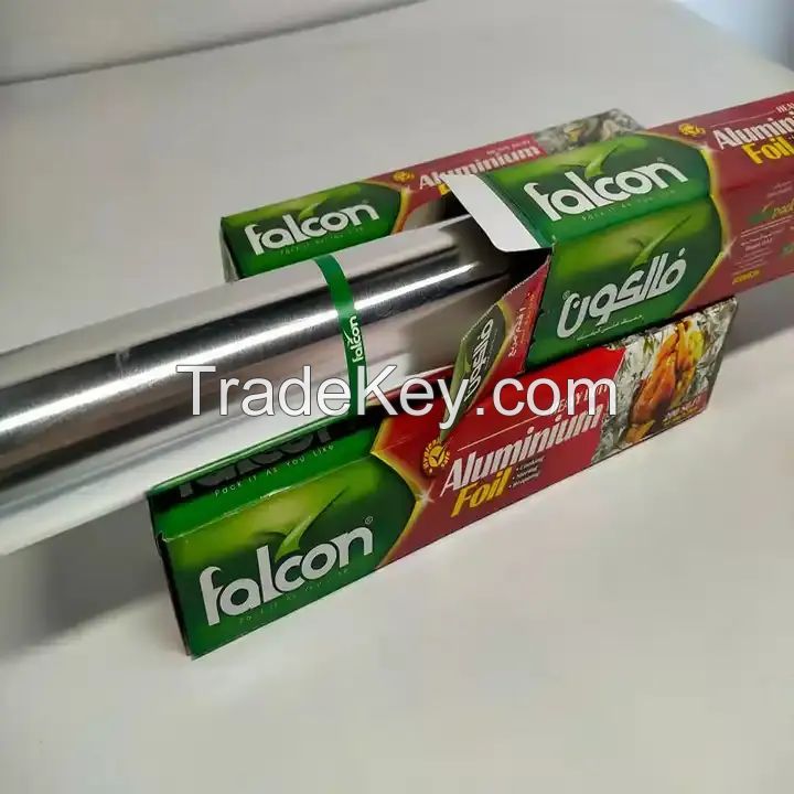 Falcon foil paper aluminum foil roll factory use in kitchen with good
