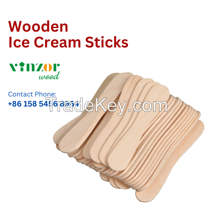 Wooden Ice Cream Sticks | vinzorwood.com | +86 158 5456 8964