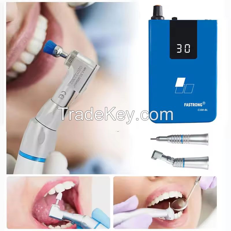 Dental Lab Rechargeable Brushless Handpiece Micromotor with Digital Display Long Work Time Denspay Equipment