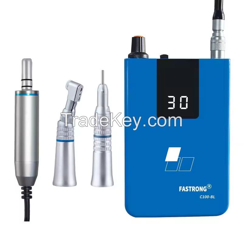 Dental Lab Rechargeable Brushless Handpiece Micromotor with Digital Display Long Work Time Denspay Equipment