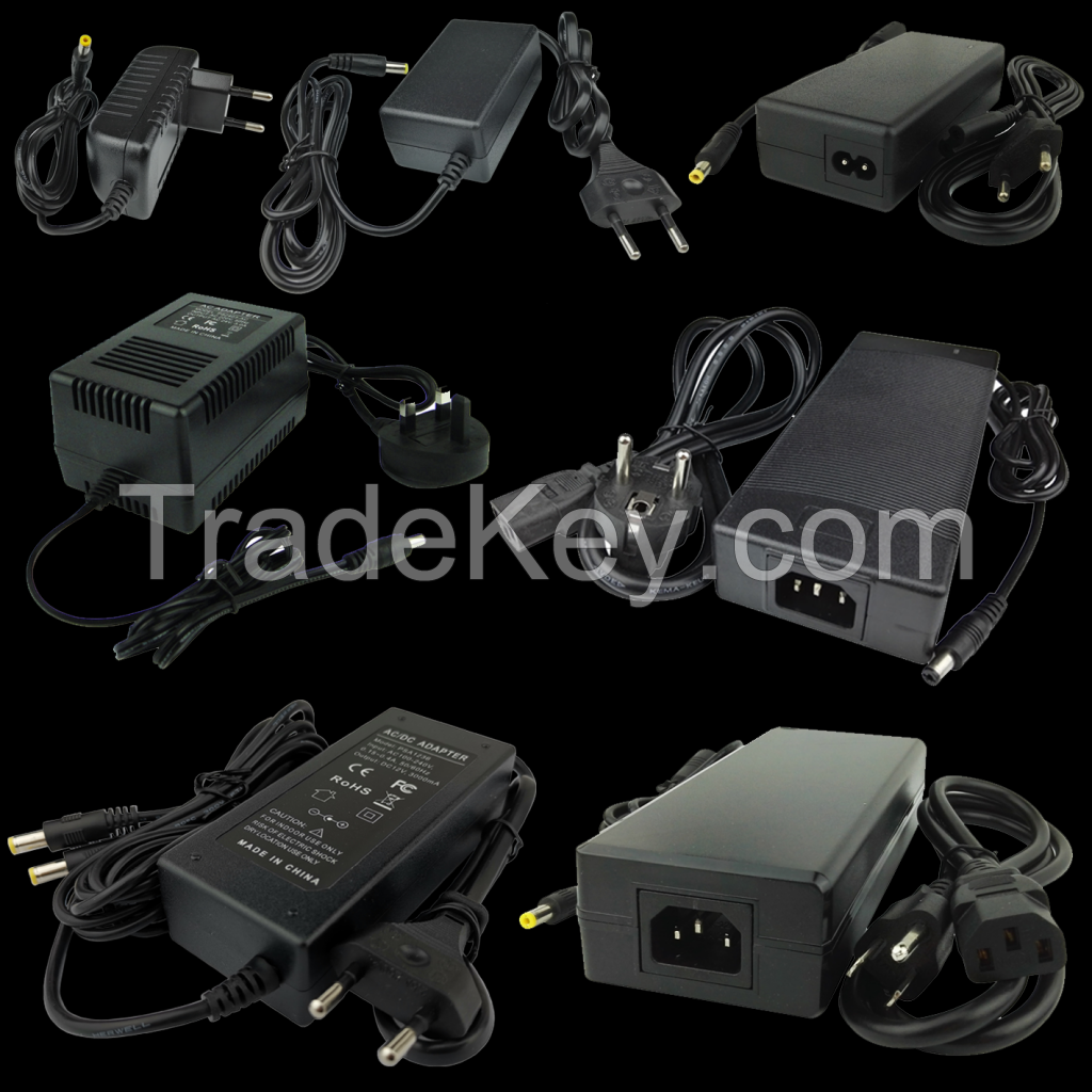 5V-58V Power Supplies, AC-DC Adapters