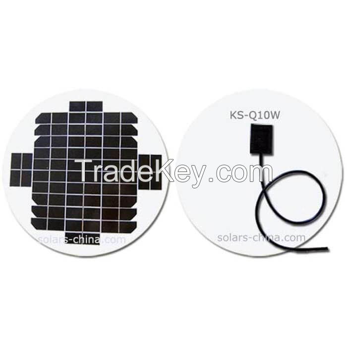 Round Solar Panel 10W Solar Panel Supplier