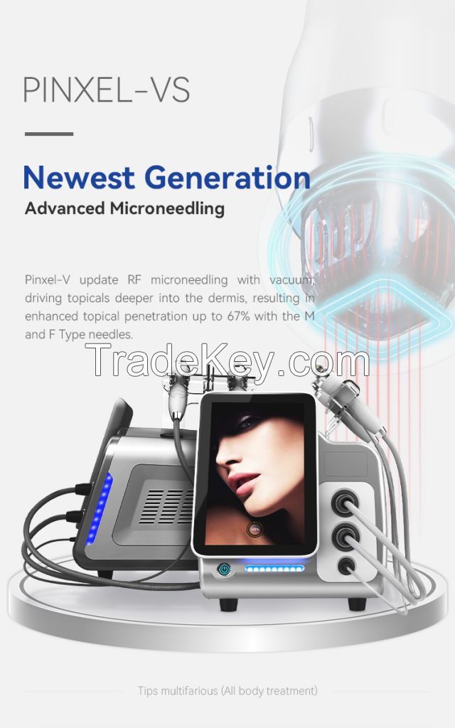 SANHE BEAUTY Newest Microneedle Rf Machines With Vacuum Technology