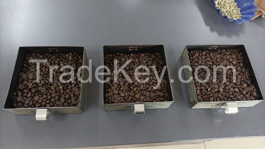 Arabica speciality Kenyan Green and roasted coffee