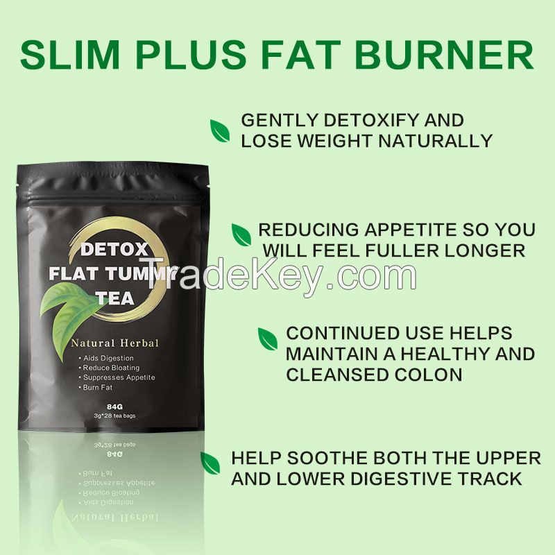 Private Label flat tummy Tea 28 days detox flat stomach tea Natural OEM Chinese Weight loss Tea