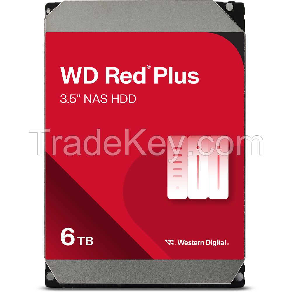 WD 6TB Red Plus 5400 rpm SATA III 3.5" Internal NAS HDD