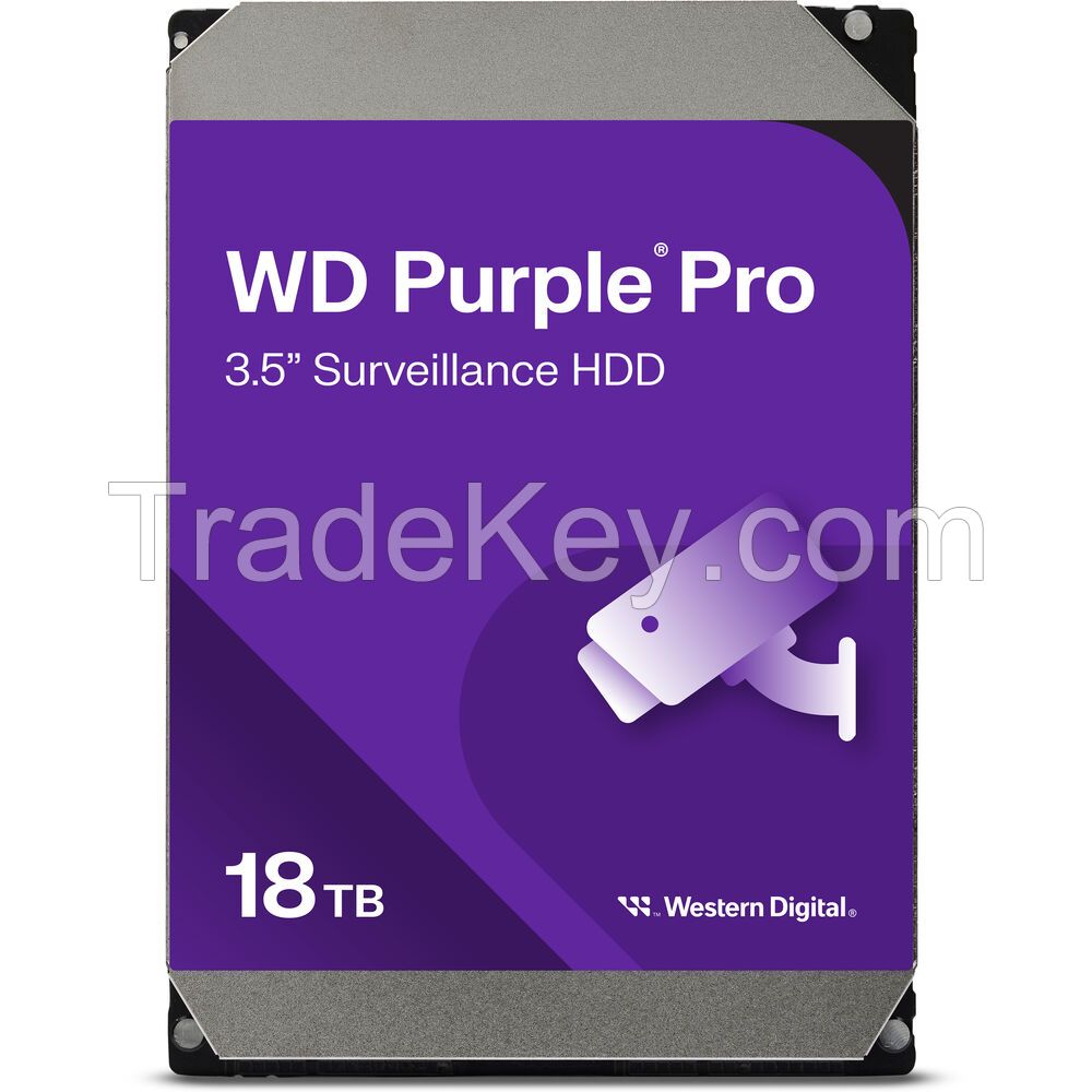 WD 18TB Purple Pro 7200 rpm SATA III 3.5" Internal Surveillance Hard Drive
