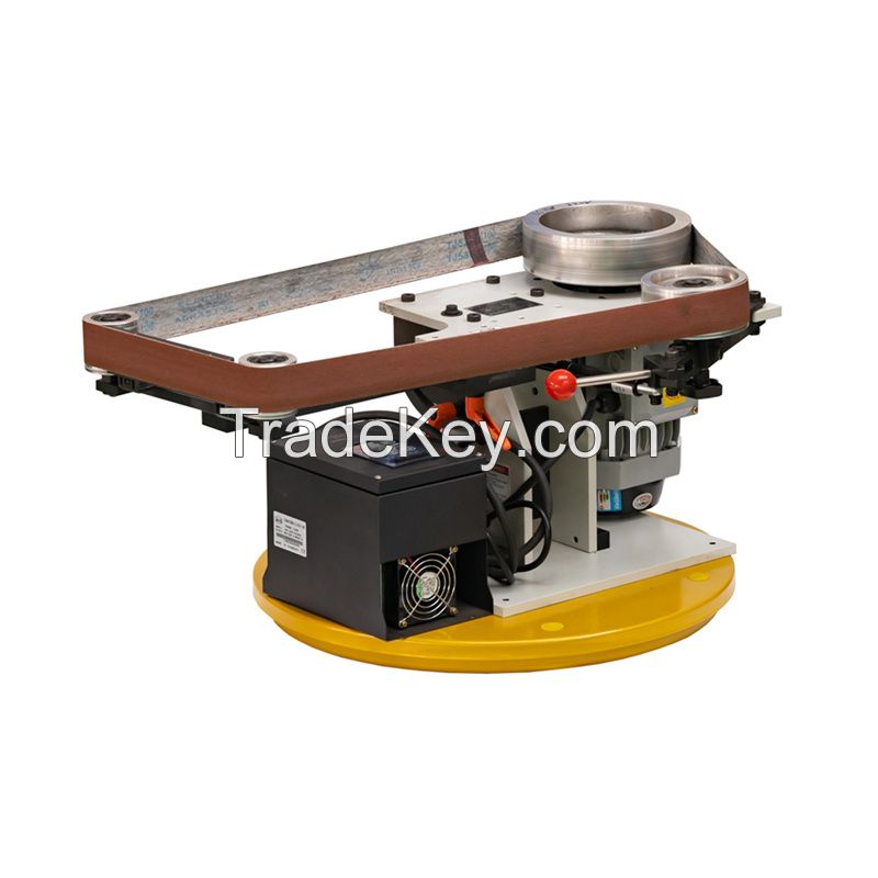 Grooving belt sander Waste aluminum grinding machine