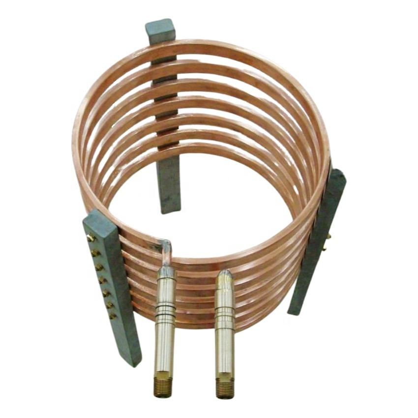 Custom electromagnetic pipe induction heating coil for heating machine