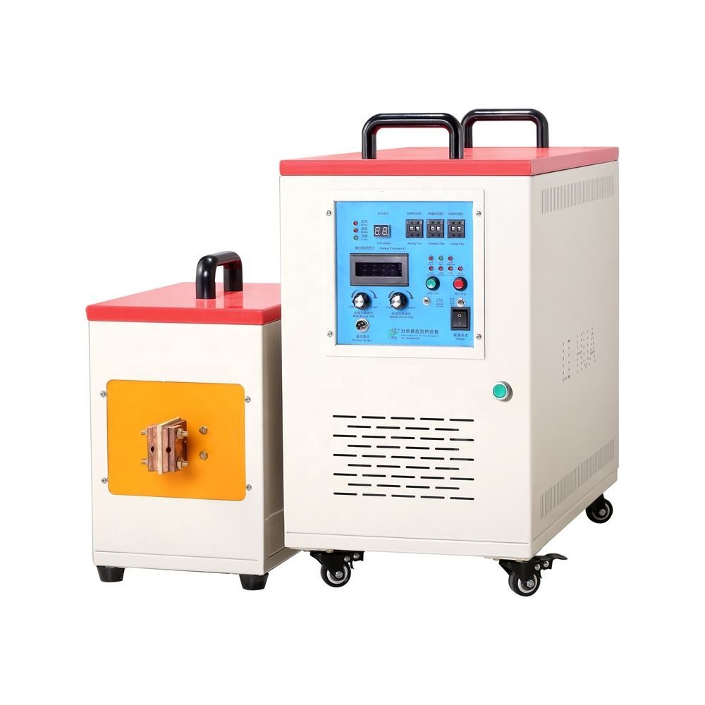Low frequency induction heating machine for rebar preheating