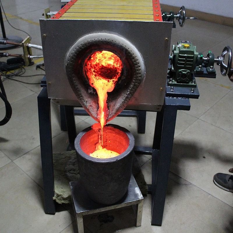 medium frequency induction melting furnace for copper steel iron steel stanless