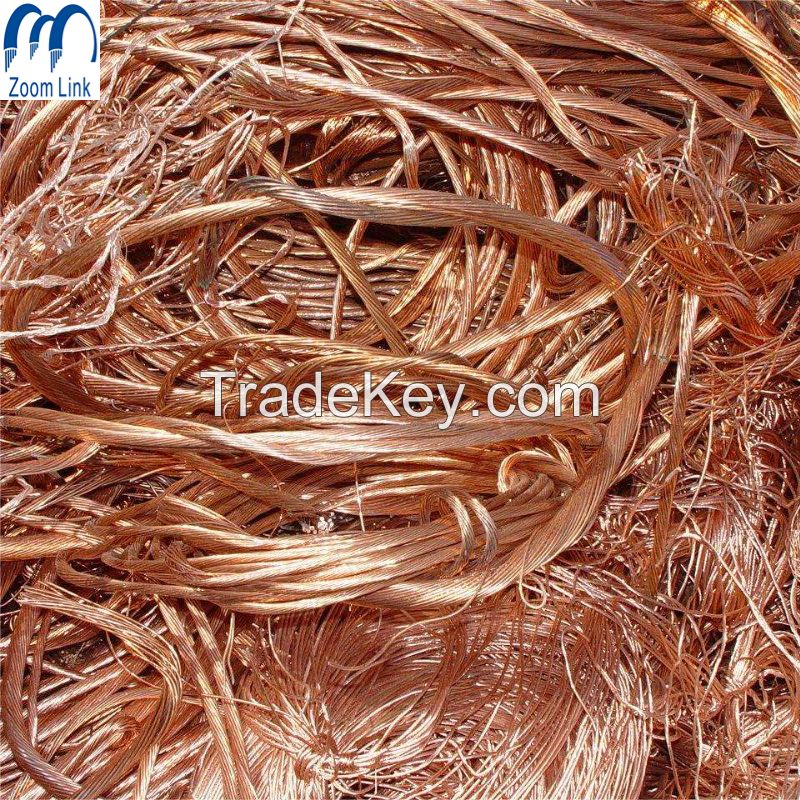 High Quality Insulated Copper Wire Scrap 99.9% Pure Mill-Berry Copper Scrap for Sale