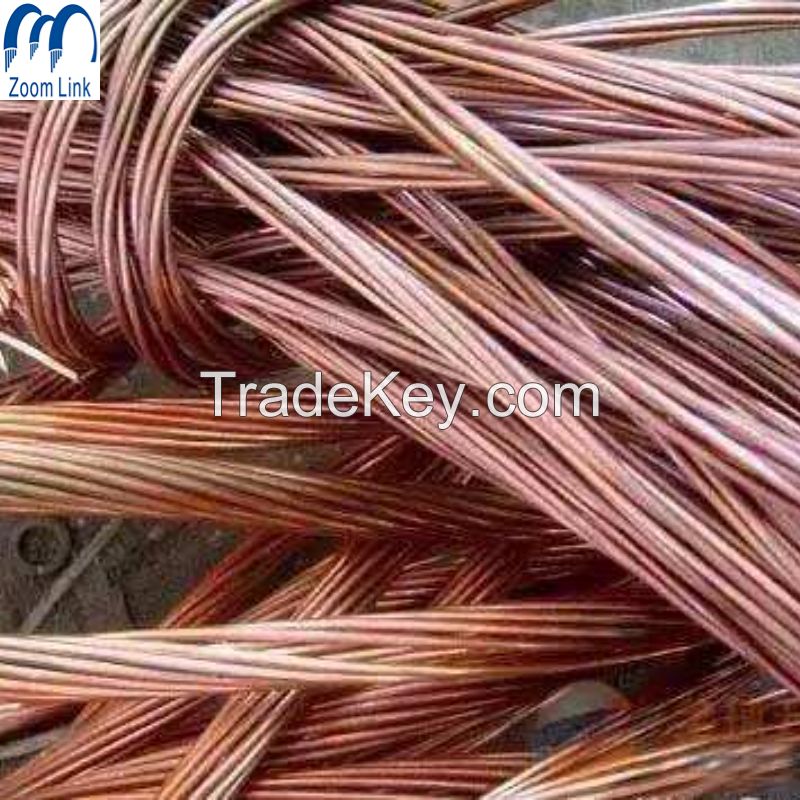 High Quality Insulated Copper Wire Scrap 99.9% Pure Mill-Berry Copper Scrap for Sale