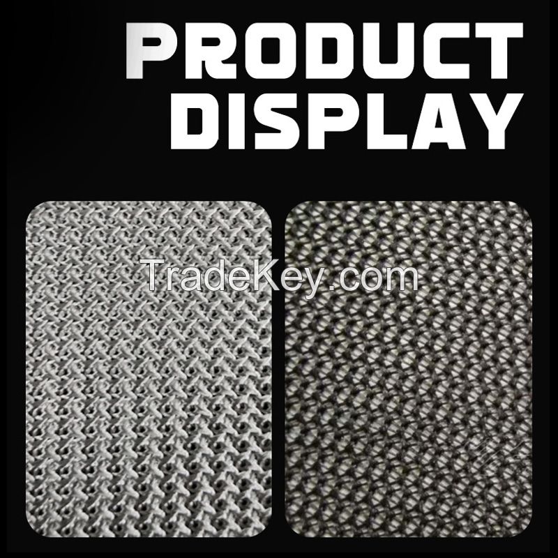 Changle mesh fabric manufacturer provides glossy K086 luggage mesh fabric with glossy water ripple mesh fabric