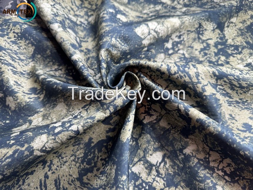 ### Description of Dewspo Fleece Camo Fabric