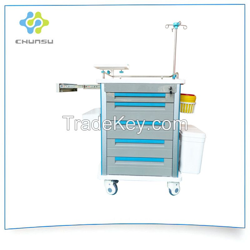 Hospital ABS Emergency Trolley