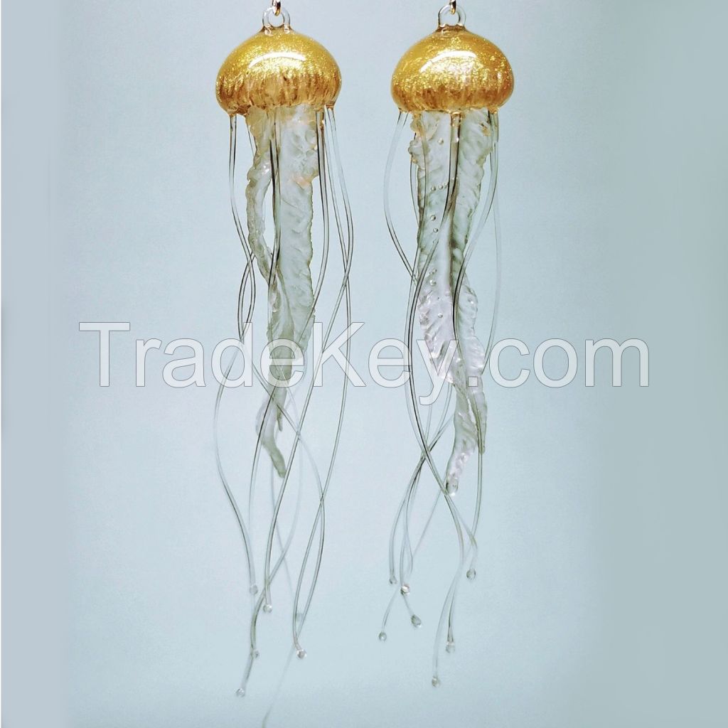 Livianla Jewelry Handmade Jellyfish Earrings Collection