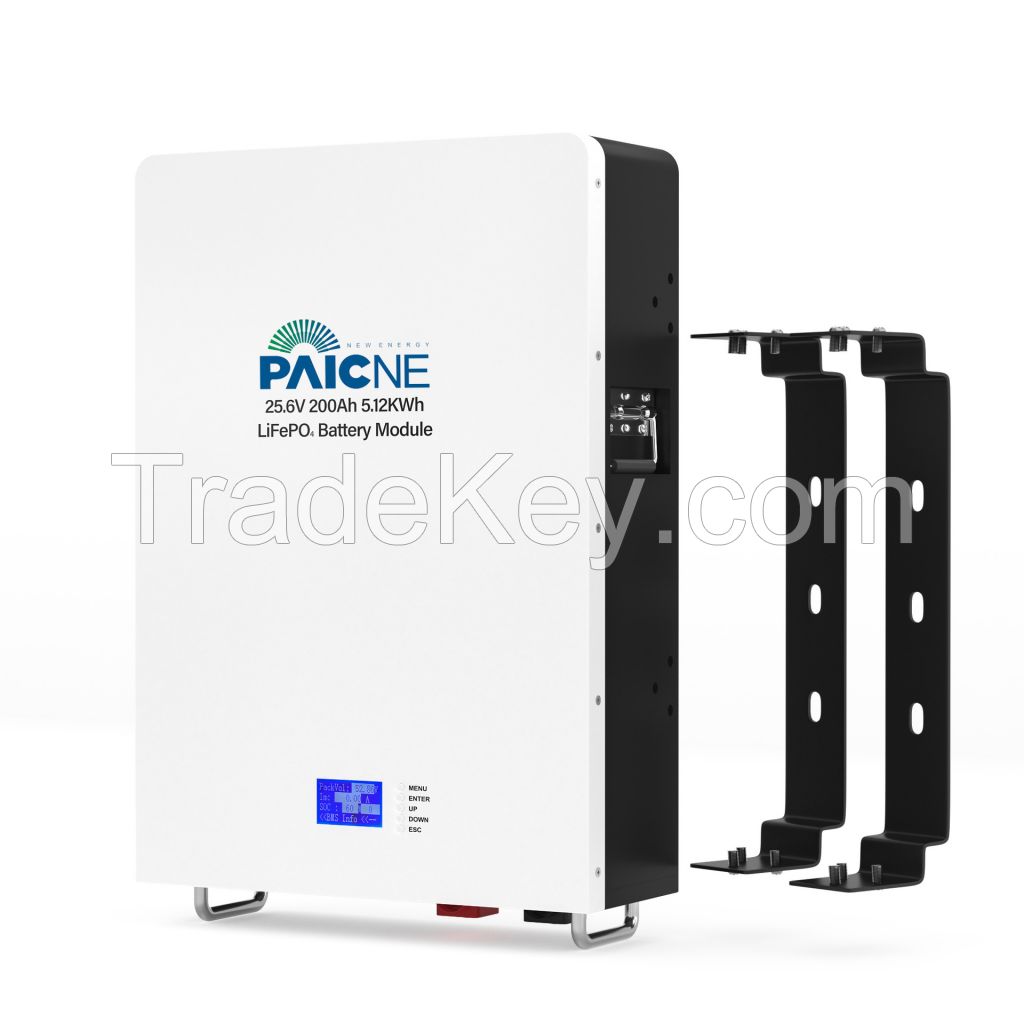 Household photovoltaic energy storage system battery wall mounted lithium iron phosphate battery BMS intelligent lithium battery wholesale