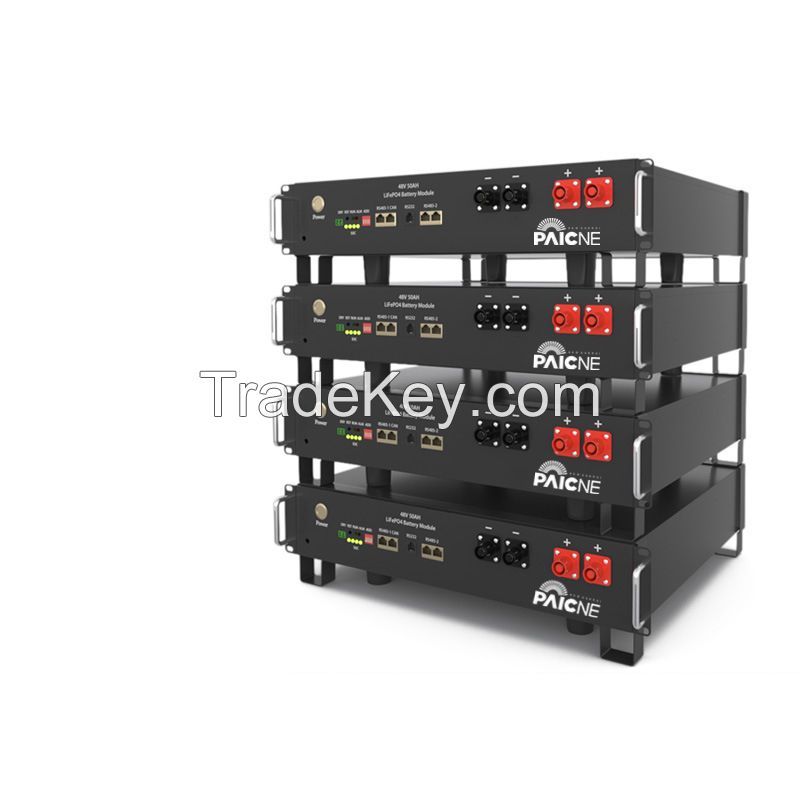 51.2V cabinet stacked household base station energy storage lithium battery, lithium iron phosphate battery