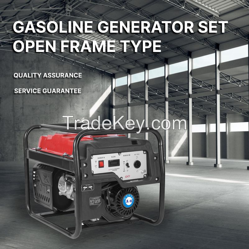 Single-phase gasoline generator ,Portable gasoline generator,Horizontal bar gasoline generator