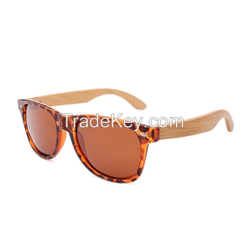 Retro Style Wooden Temple Shades Sunglasses Luxury Polarized Sunglasses