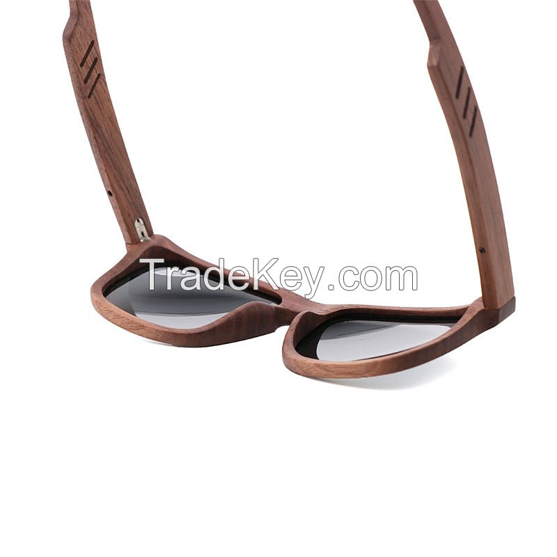 Polarized Wood Sunglasses Custom Logo Handmade Wooden Sunglasses Hot Sale